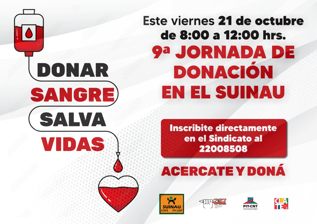 9a JORNADA DE DONACIÓN DE SANGRE EN EL SUINAU
