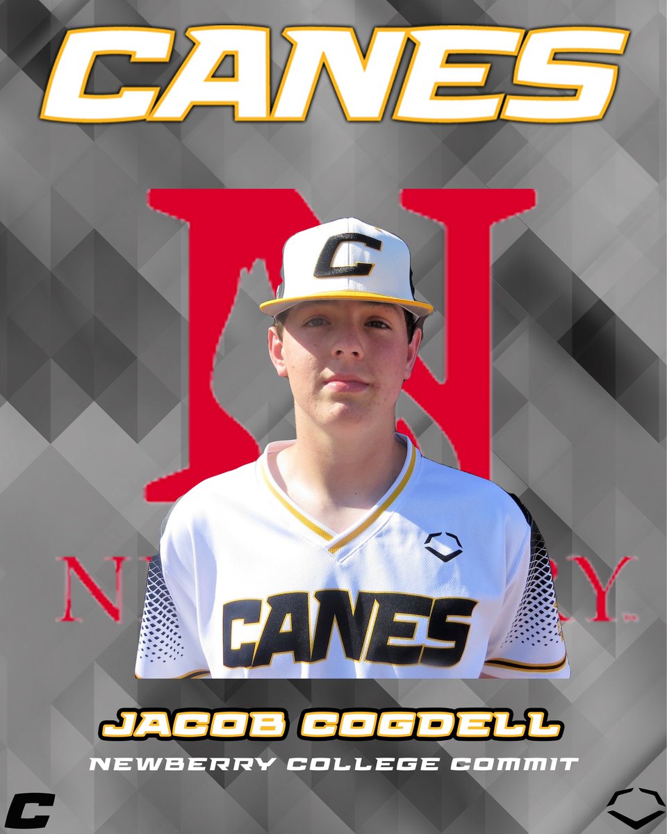 Canes 2023 RHP <a href="/CogdellJacob/">Jacob Cogdell</a> (Chapman, SC) has committed to <a href="/NewberryBSB/">Newberry College Baseball</a> #thecanesbb