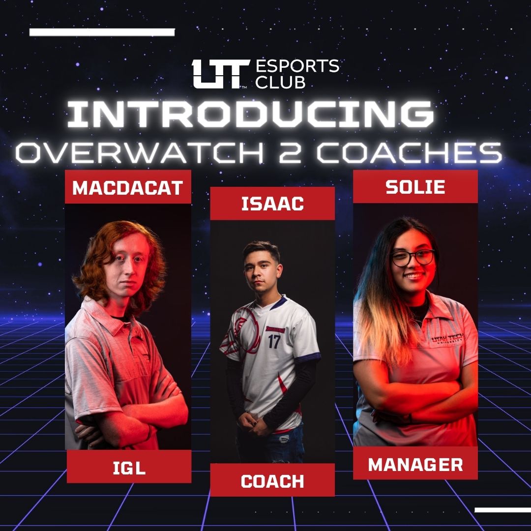 UtahTechEsports's tweet photo. INTRODUCING Utah Tech Esports OVERWATCH 2 Rosters #overwatch2 https://t.co/e79tbLb0rM