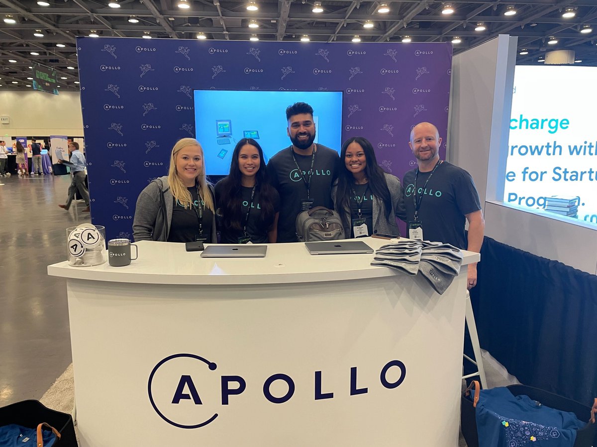 We're at #Disrupt2022! Come find us at booth H6 and meet the Apollo team. @TechCrunch