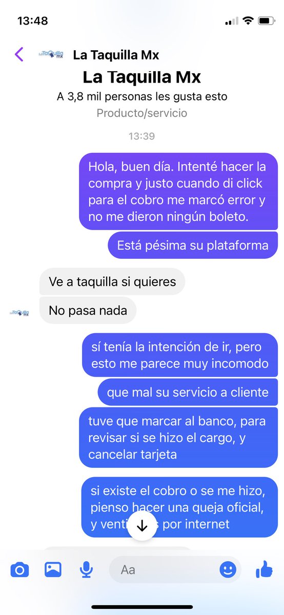 JorgitoGuay's tweet photo. Así las cosas con @lataquillamx y su pésima plataforma y atención al cliente. Yo solo quería invitar a mi hermano a ver a #GunsNRoses #guadalajara #estadioakron #lataquillamx #fraude 🎟🎸🥲 @Profeco https://t.co/1Oi63vRZbF