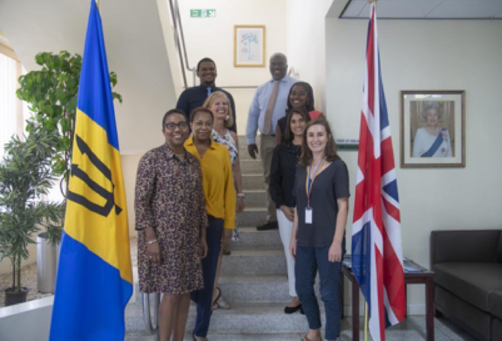 AliciaH_1's tweet photo. >Tackling #GBV
>👧🏾 education 
>👩🏾‍🦱 empowerment
>🏳️‍🌈rights 

Issues discussed with a range of stakeholders in Barbados and the Caribbean region 

Strong basis for partnership @FCDOGender @FCDOEducation @FCDOInclusive https://t.co/Gzcc0ktUFC