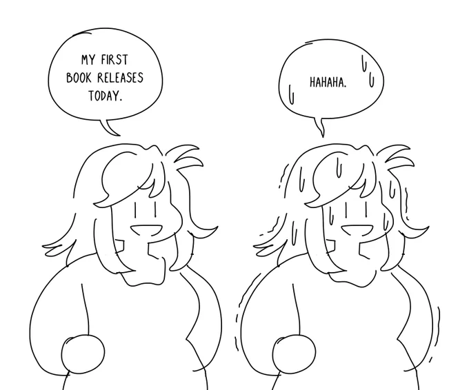 I'm too nervous to draw. It's release day! 