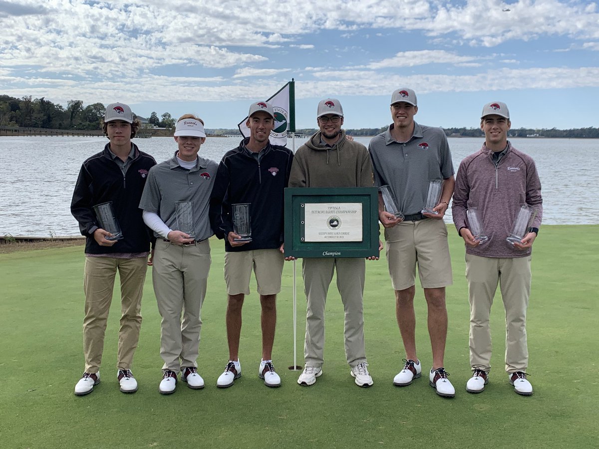 Roanoke Golf Team (@rcgolfteam) on Twitter photo Congratulations to your 2022 <a href="/VSGA1904/">VA State Golf Assoc</a> Intercollegiate Champions the <a href="/RCmaroons/">Roanoke Maroons</a> golf team!!! Will Clary 2nd and TJ Whelan 4th overall. Congratulations to your 2022 <a href="/VSGA1904/">VA State Golf Assoc</a> Intercollegiate Champions the <a href="/RCmaroons/">Roanoke Maroons</a> golf team!!! Will Clary 2nd and TJ Whelan 4th overall.