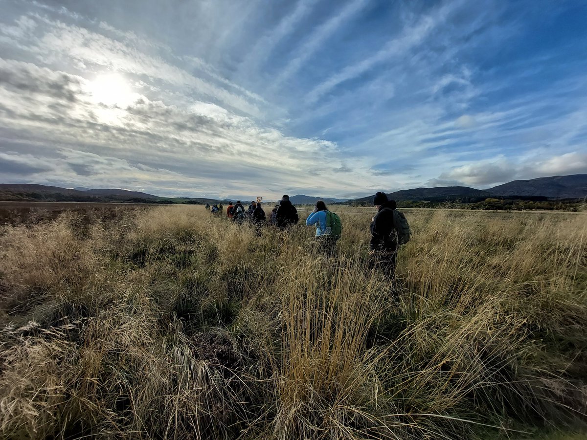 Thanks so much to the @CairngormsCo project for showing us around the stunning Insh Marshes today. Great to see big landscape-scale wetland restoration in action. You are all brilliant @ClaesThijs @tinkcombar Richard Fforde Heather McCallum @CurlewLIFE @UCLgeography