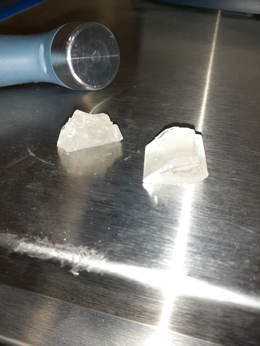 BoiseState_AT's tweet photo. Not all is testing, discussing and writing in Grad school.  Check out these piezo crystals made by a student in MAT 512 - Therapeutic Modalities. https://t.co/LGuuS5YpaS