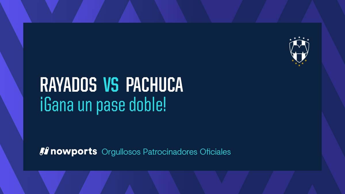 ¡Nowports te lleva a ver a #Rayados! 🔵⚪️
 
Participa y gana un pase doble para el juego.
 
Rayados 🆚 Pachuca
 
📲Sigue a <a href="/nowports/">Nowports</a>
🔁RT
👍Like
✅Etiqueta a 2 personas dando un pronóstico del marcador final. 
 
¡Tienes hasta las 17:00 hrs del jueves 20 para participar!