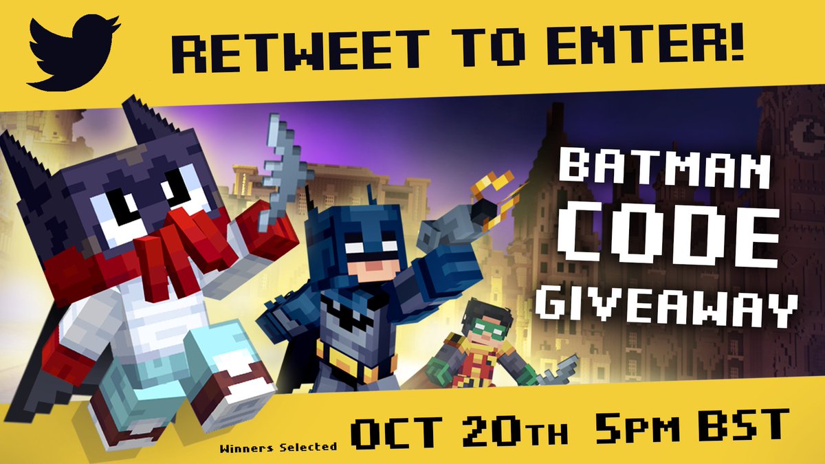Noxcrew (@noxcrew) on Twitter photo Avondale to the rescue! 🦸♂️
To celebrate the release of our new Batman Marketplace map, we’re giving away 10 free codes!
For your chance to win, like + retweet this tweet and we’ll select the lucky winners October 20th at 5pm BST 🏆 Avondale to the rescue! 🦸♂️
To celebrate the release of our new Batman Marketplace map, we’re giving away 10 free codes!
For your chance to win, like + retweet this tweet and we’ll select the lucky winners October 20th at 5pm BST 🏆
