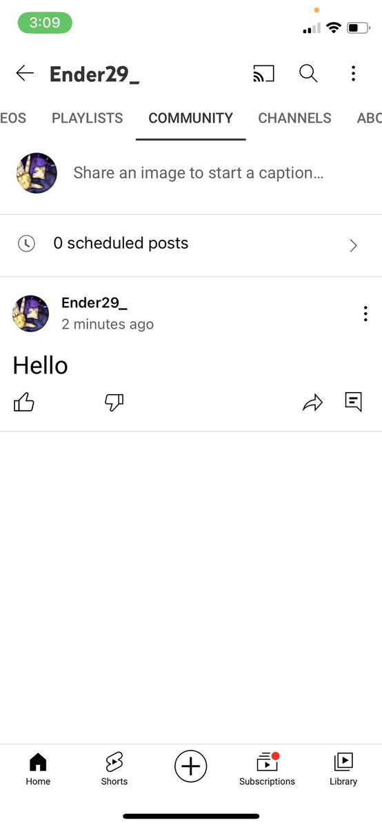 Ender29_'s tweet photo. I GOT THE COMMUNITY TAB https://t.co/6JimJdMy5w