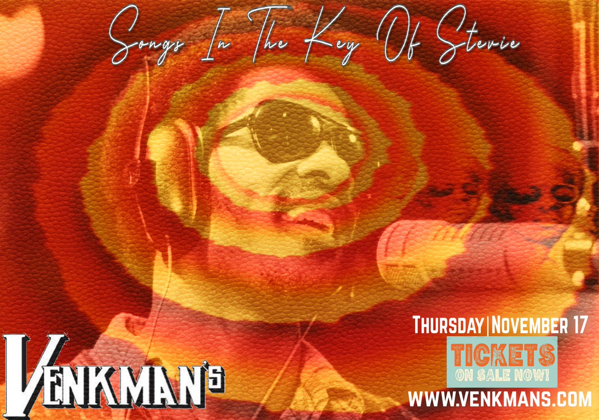 👀NEW SHOW!  Songs In The Key Of Stevie - an all-star celebration of the music of Stevie Wonder!
Thursday November 17
On sale now: bit.ly/SongsInTheKeyO…