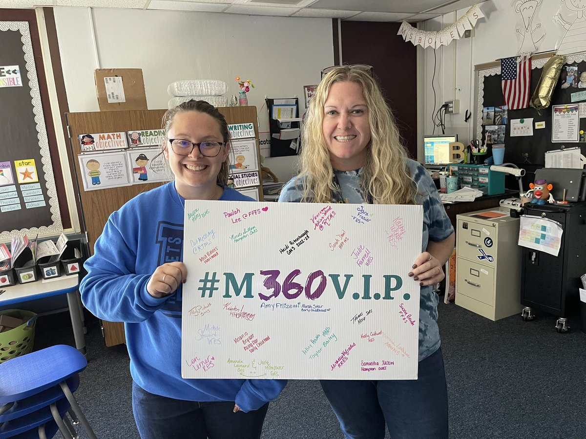 SCPS_Mentor360's tweet photo. .@HartwoodES M360 Ambassadors Mia and Kelly are ROCK STARS. ⭐️ So in tune with new teacher and mentor needs, these two absolutely strive to fulfill our M360 vision daily offering support, creating cognitive challenge and facilitating professional vision. They are #M360VIPs! https://t.co/DpdDk1lWAb