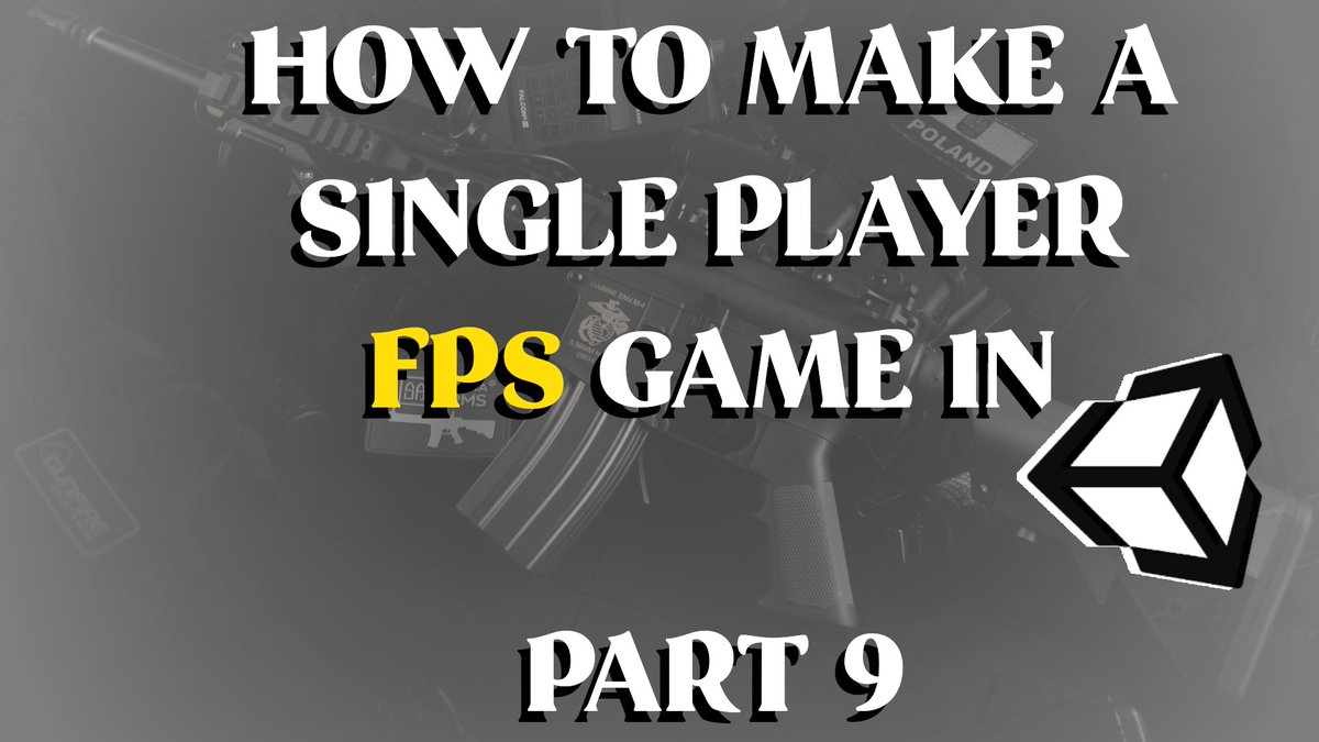 GamesObsessive's tweet photo. Check it out! The latest episode of how to make your own single player FPS Game in Unity just launched. Follow the link to view Part 9:
https://t.co/MNb8KCe7mw

#Unity #gamedev #indiegames #unitytutorial https://t.co/yUxnMOPbtd