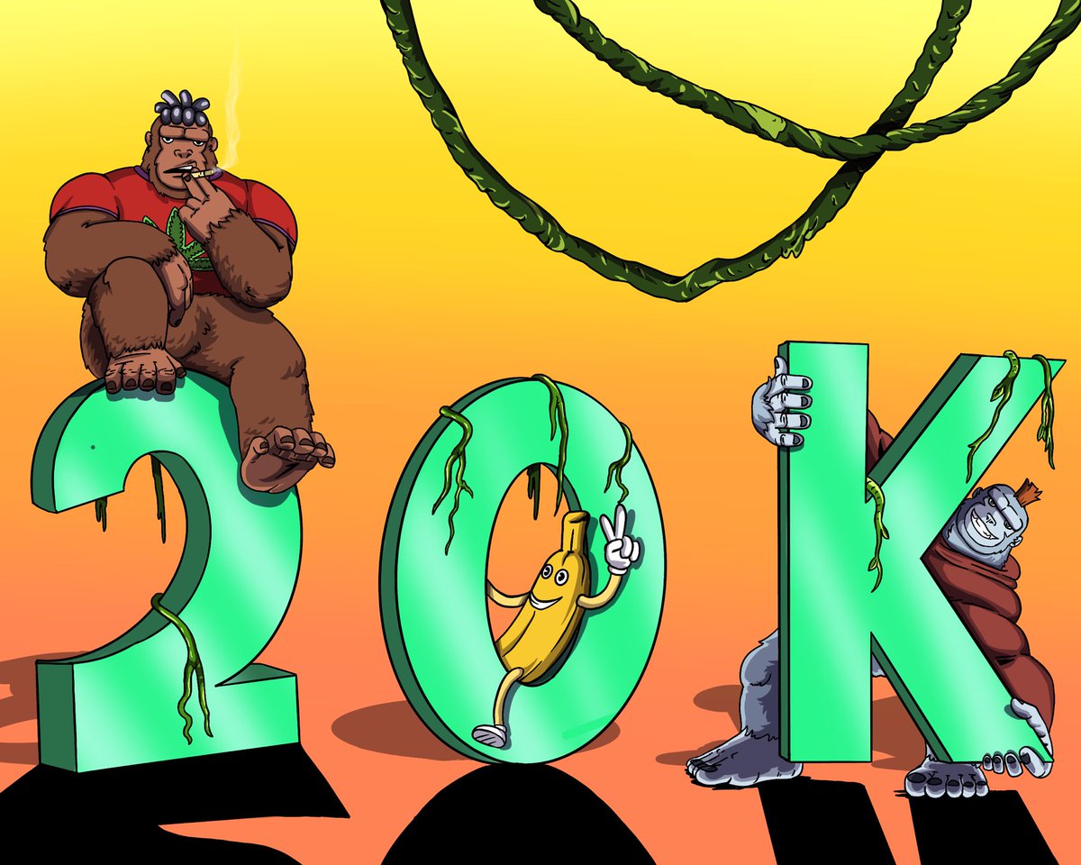 20K - sheesh that’s alotta bananas 🍌