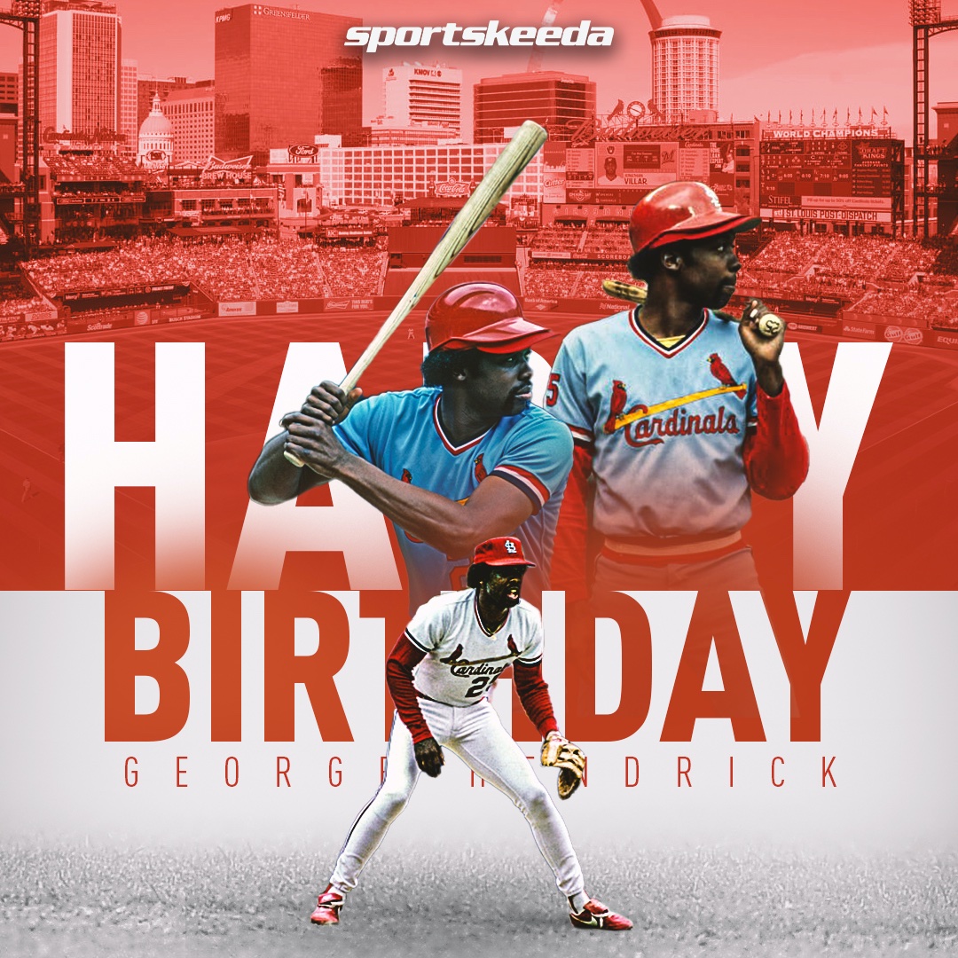 Happy Birthday to former OF George Hendrick!!     2x World Series Champ 4x All-Star 2x Silver Slugger 