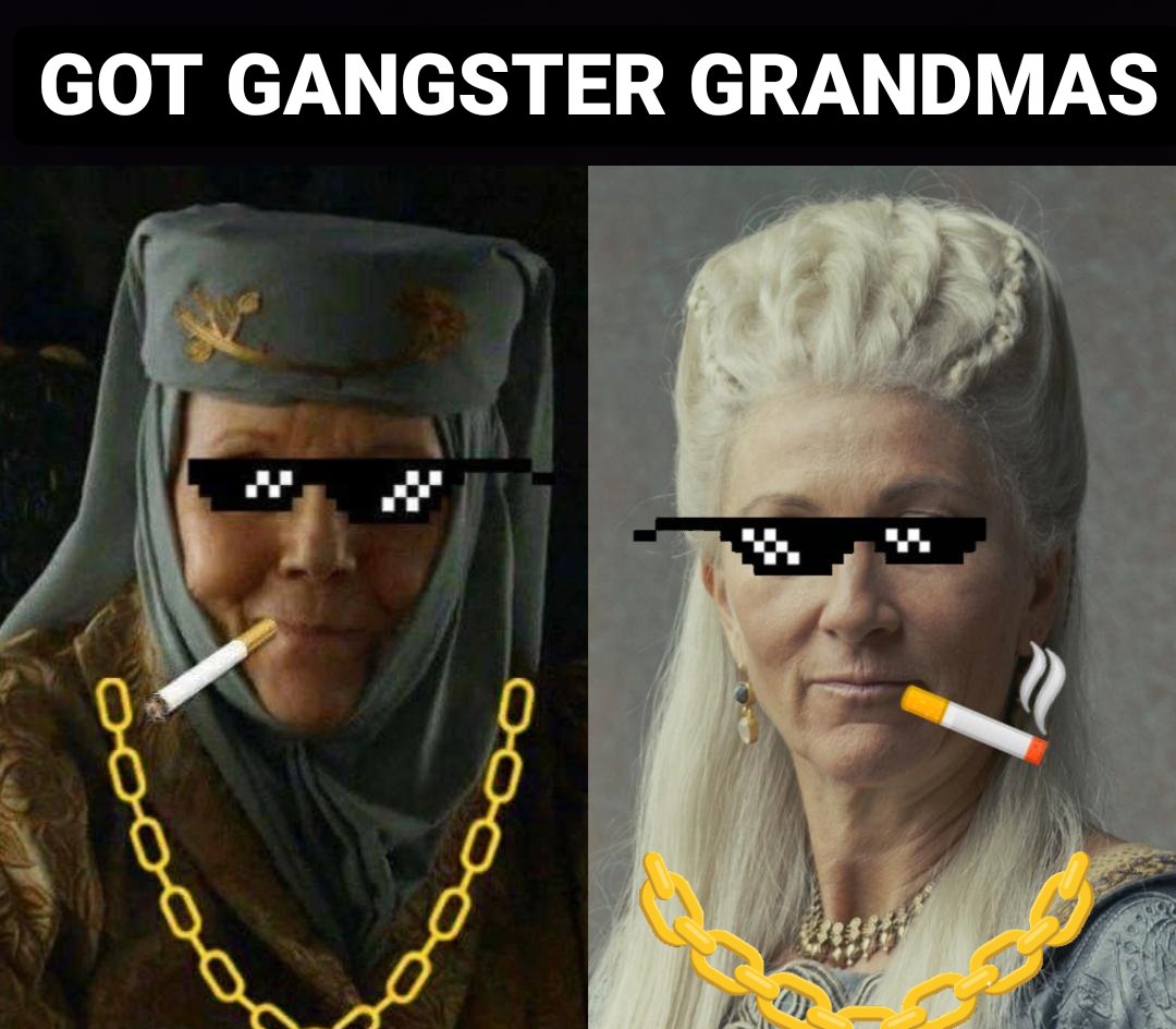 WednesdaysDaily's tweet photo. Badass Grandmas 🔥 #HouseoftheDragon https://t.co/UYClbDNyXy