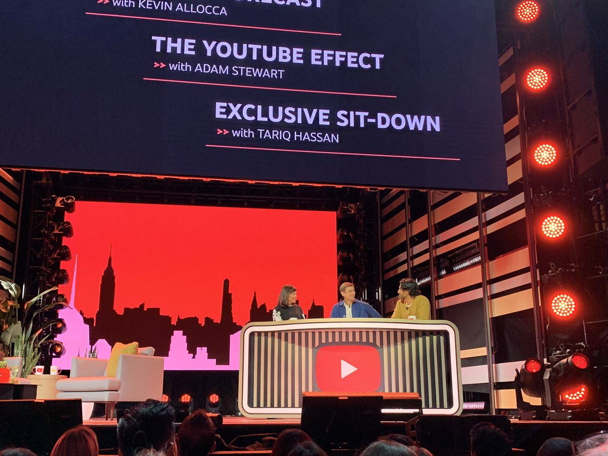 tarawlevy's tweet image. Feeling the energy from @kmoh1 @katiecouric @ColinandSamir as they kick off The Morning Show talking about marrying “tried and new” in these crazy times and the importance of creators as “the heartbeat of YouTube.”