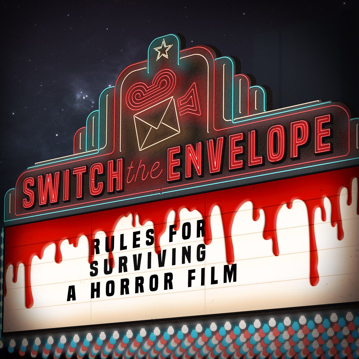 switchenvelope's tweet photo. #NowPlaying 🍿🎥 
Rules For Surviving a Horror Film

Do you think you have what it takes to survive a horror film? 

We’ve got the horror film rules that might help you live to see Sat the 14th, escape a secluded cabin, or even make it to a sequel!

🎧⬇️ 
https://t.co/AyZUrW8AVK https://t.co/IscfglVVAT