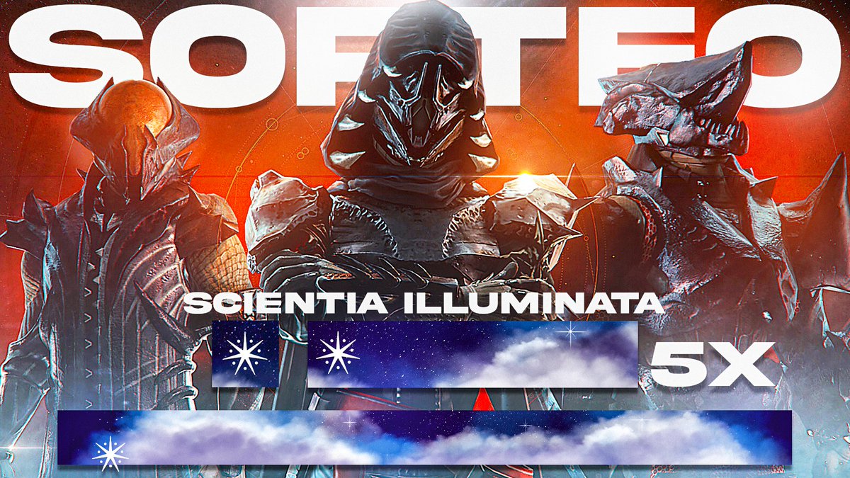 TheDaykyri's tweet photo. 🚨🚨 ¡SORTEO FRESCO! 🚨🚨

🏆x5 "Scientia illuminata" de #Destiny2

🐾Sigue a @destinygamees y @TheDaykyri 
🔄RT y ❤️MG
🗣️ Responde: "Boo 👻"

Fin: 25 octubre 2022. 16:00 (GMT+2). https://t.co/TyvgJ0qsdD