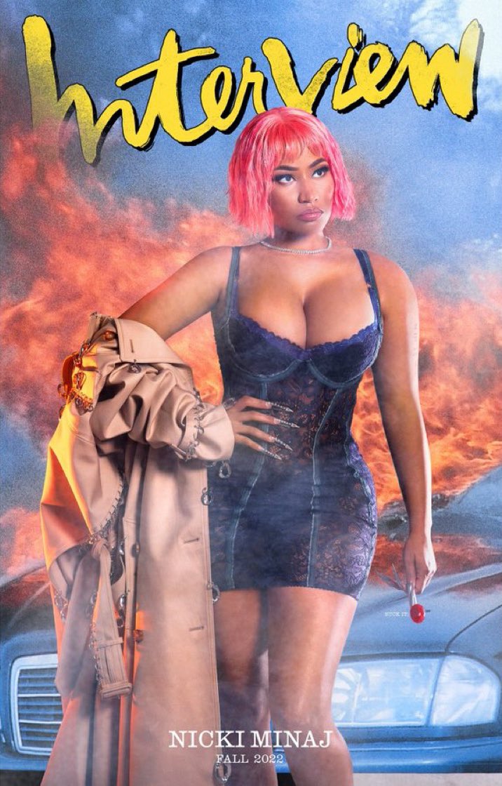 TURKBISH_'s tweet photo. .@NICKIMINAJ this interview was amazing! Jada understood the assignment. 💛🎀💐 https://t.co/7tQbb91jva