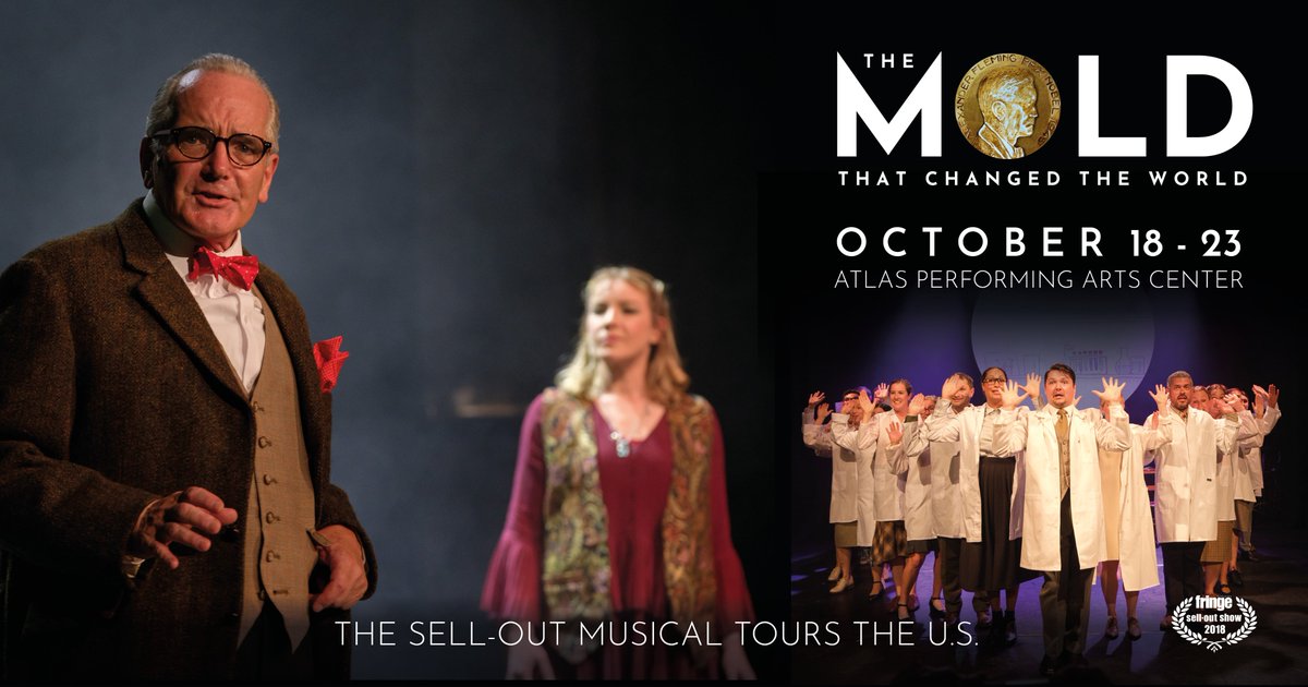 It's opening night @AtlasPACDC in DC! We can't wait to bring #thatmold to our US audiences. And toi toi toi to our chorus of doctors, scientists and healthcare professionals who make their Mold debuts tonight! 🎟️: atlasarts.org/themold #thatmould #innovation #sciencemeetsart