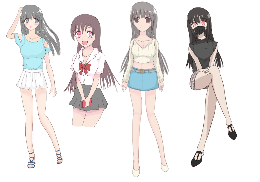 「#ミニスカートの日普段ミニスカートの女の子しか描いてねぇな!(自虐 」|inazuma　💎🌙のイラスト