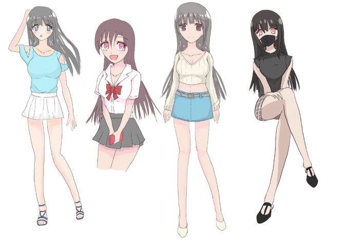 ミニスカートのtwitterイラスト検索結果