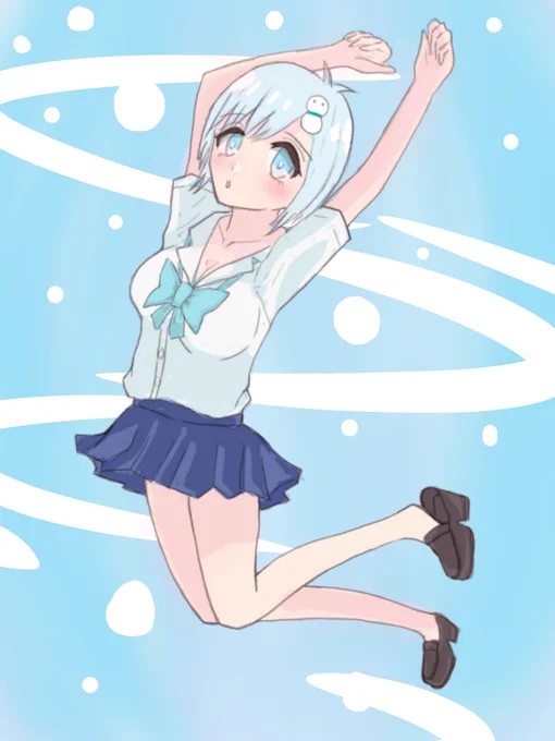 #ミニスカートの日普段ミニスカートの女の子しか描いてねぇな!(自虐 