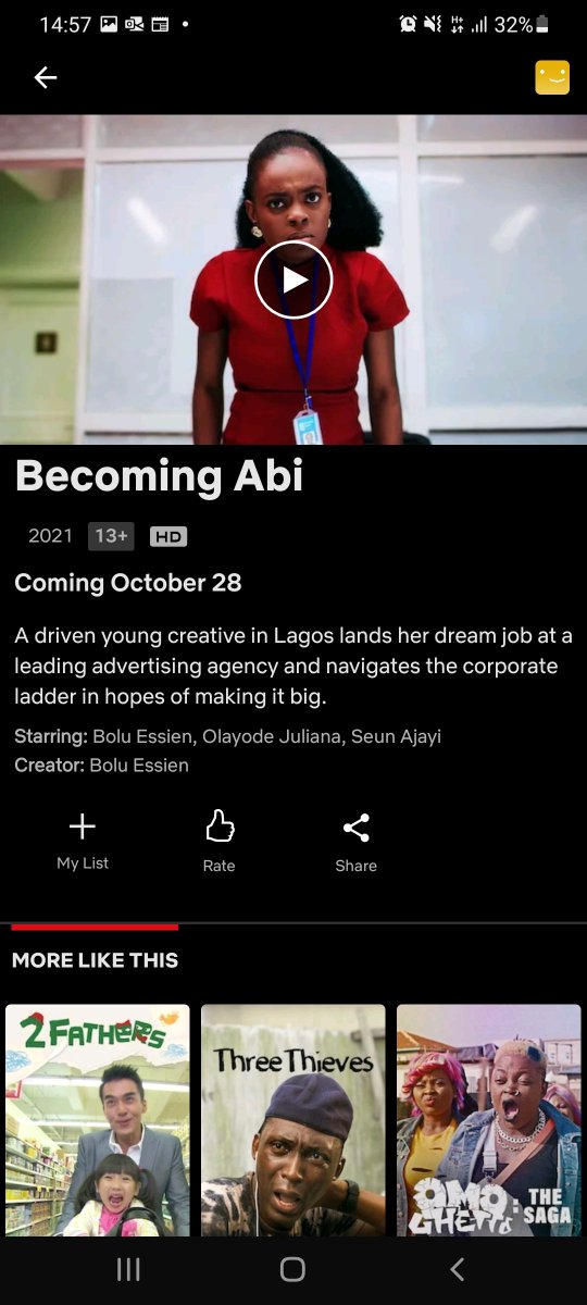 BoluEssien's tweet photo. So this is really happening π’.
Bolu the Show Creator, Writer & Actor.#BecomingAbi Series is going live next week Friday (Oct 28) on Netflix
@BecomingAbi is almost here.
@evolving_light to the world indeed ππ.
#BecomingabionNetflixOct28
#EvolvingLightStudios
#Fulfilingpurpose https://t.co/HISpHOHzFV