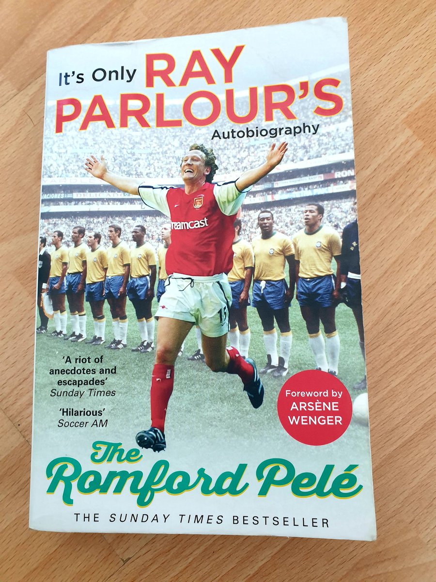 alanwallett's tweet photo. Just finished, really enjoyable read and thank you for sharing all the memories and tales from a very good career. Couldn't stop laughing when you suggested calling gate big nose. Banged in the reserves! 
Cheers, Ray! 
From an Evertonian. @RealRomfordPele https://t.co/osWFL5foM8