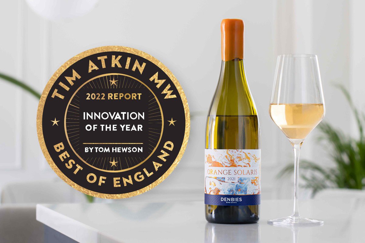 denbiesvineyard's tweet photo. Wow! Thank you - Denbies Orange Solaris 2021 awarded ‘Innovation of the Year’  @sixatmospheres @timatkin @SurreyVineyards @HelloDorking @VisitSEEngland https://t.co/bX3bAdGVIz