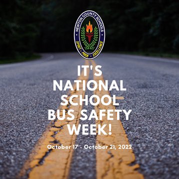 It’s National School Bus Safety Week! Let’s work together to keep school bus safety a priority! #ncssbethebest #nsbsw2022
