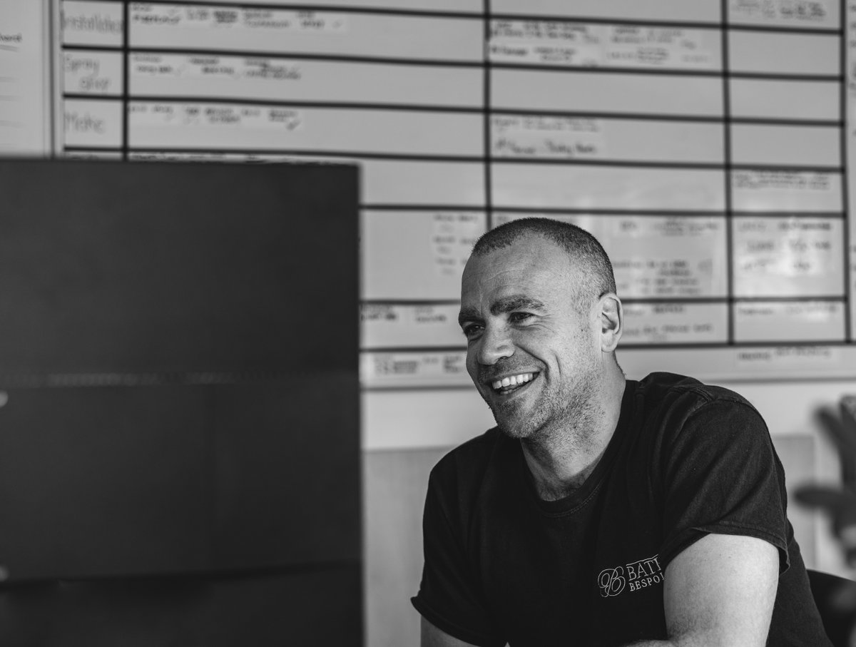 Long captivated by designing and making, Tom Jones-Marquez is @bathbespoke's director and co-founder. Having spent his childhood years making go-karts, treehouses and climbing frames, Tom set up his ever-evolving business in 2009 with friend James. He's not looked back since.