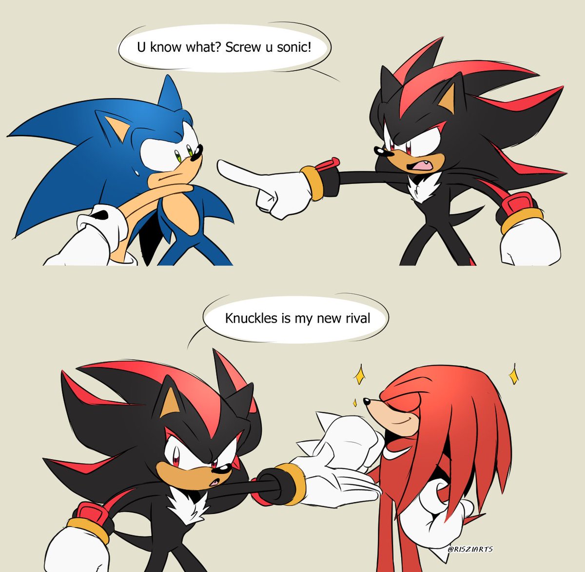 ArtsRiszi's tweet photo. Yes this is a reference to Team Sonic Racing Overdrive
#SonicTheHedgehog 
#ShadowTheHedgehog 
#KnucklesTheEchidna https://t.co/bGHvbNRYHP