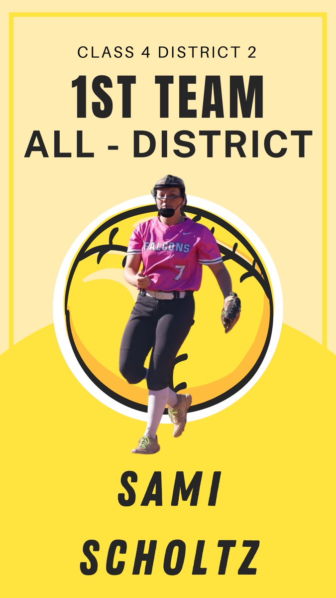 rshs_softball's tweet photo. Fist bumps all around for @samischoltz making 1st team all-district.  #ksfordays https://t.co/tOGn3Mb3om