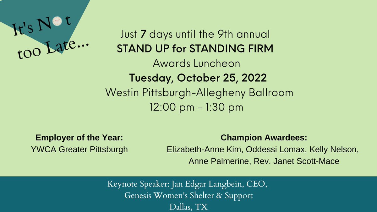StandingFirmPgh's tweet photo. To Register: https://t.co/7cWfWSXaHO https://t.co/2Qvk7He3tH