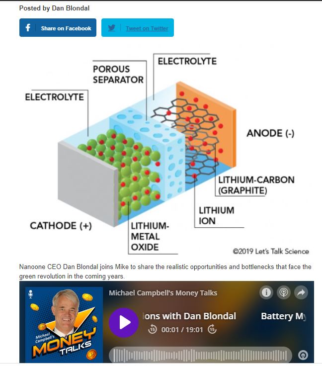 lami125li's tweet photo. https://t.co/XdTfaUlzbA
It's worth to listen about $NANO's progress, #supplychain #lithium their #technology and meeting with @OlafScholz - chancellor of #Germany
#moneytalks #michaelcampbell #EV #battery #batteries #M2CAM #OnePotProcess #NanoOne_NANO https://t.co/q4mkZ8L3JY