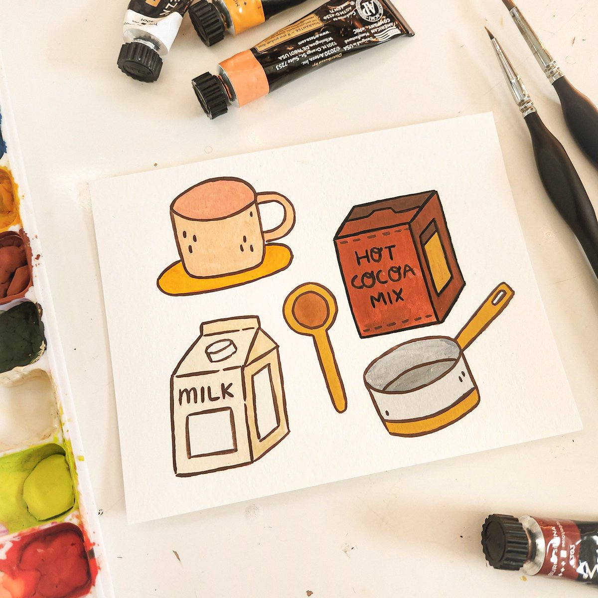 Hot Cocoa ☕️ 
#melotober22 day 18