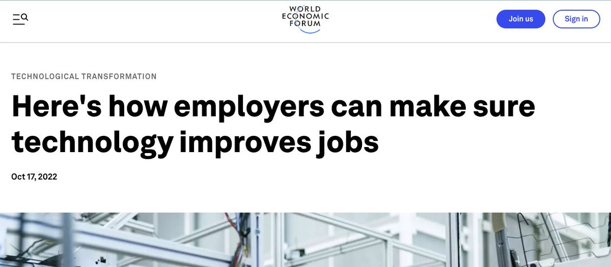 New America Labor (@newamericalabor) on Twitter photo How can #Workplace Tech become a "win-win" for employers and employees?
In this <a href="/wef/">World Economic Forum</a> article, our expert shares two ways employers can achieve this:
🤝 Collaborations with labor unions
📲 Public interest technology (AKA co-design)
weforum.org/agenda/2022/10… How can #Workplace Tech become a "win-win" for employers and employees?
In this <a href="/wef/">World Economic Forum</a> article, our expert shares two ways employers can achieve this:
🤝 Collaborations with labor unions
📲 Public interest technology (AKA co-design)
weforum.org/agenda/2022/10…