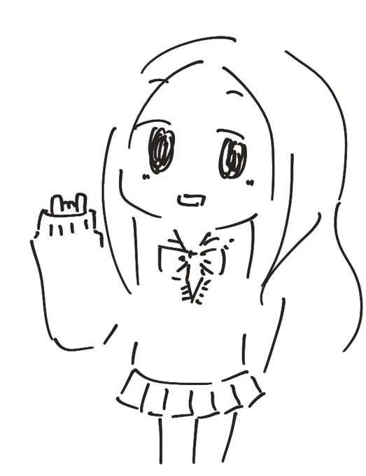 ミニスカートの日っぽい絵を描こうと努力はした 