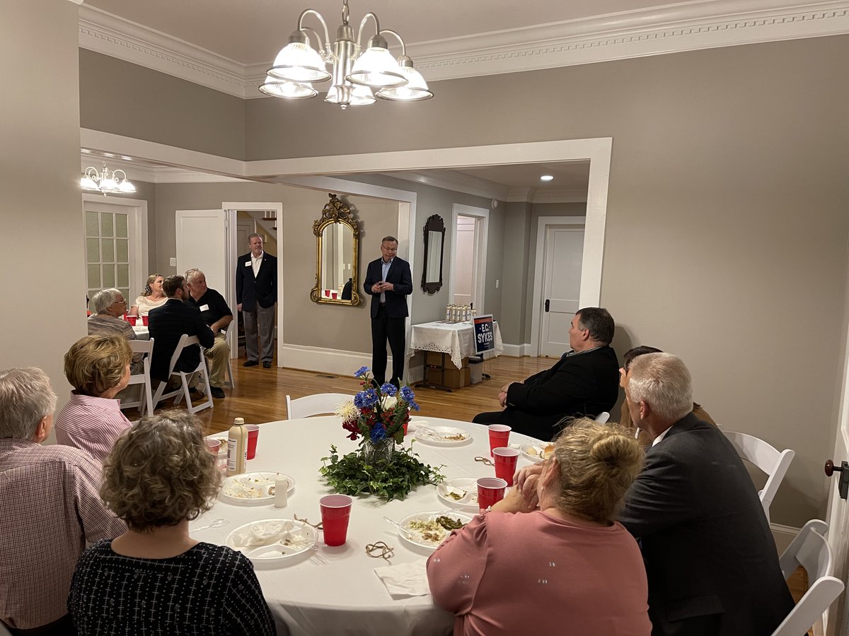 Thank you <a href="/SenatorBerger/">Senator Phil Berger</a> for joining me last night in Granville County. The residents of this great county are ready for leaders who share their values. Only 3 weeks till we make that happen. #ECforNC #SD18 #ncpol