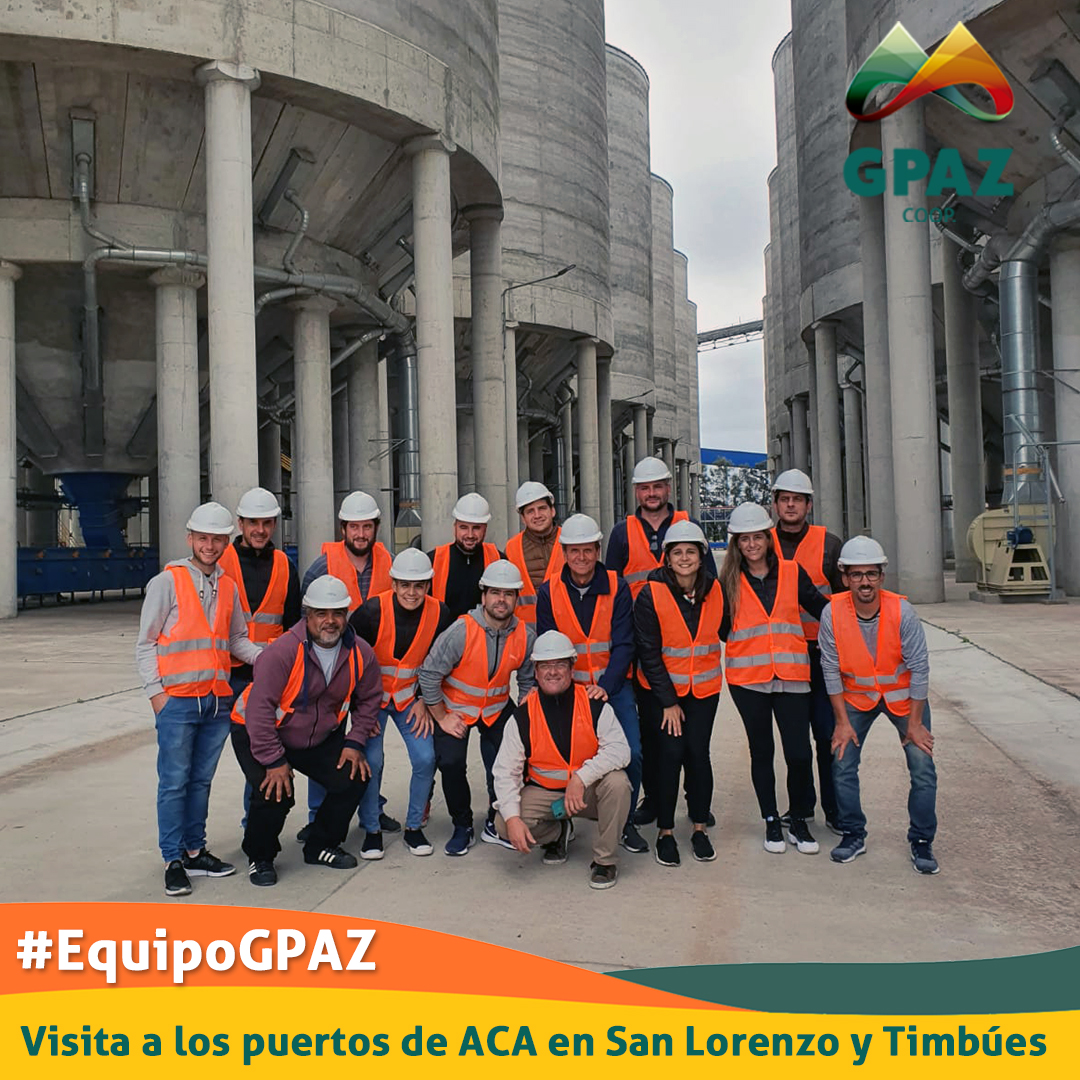 GPAZcoop's tweet photo. Integrantes del #EquipoGPAZ de Marcos Juárez, General Roca, Noetinger e Inriville, visitaron esta mañana los puertos de A.C.A. en San Lorenzo y Timbúes.
Gracias por recibirnos @acacoop 🙌
#MarcosJuárez
#GeneralRocaCBA
#Noetinger
#Inriville https://t.co/eBVcHhAjJd