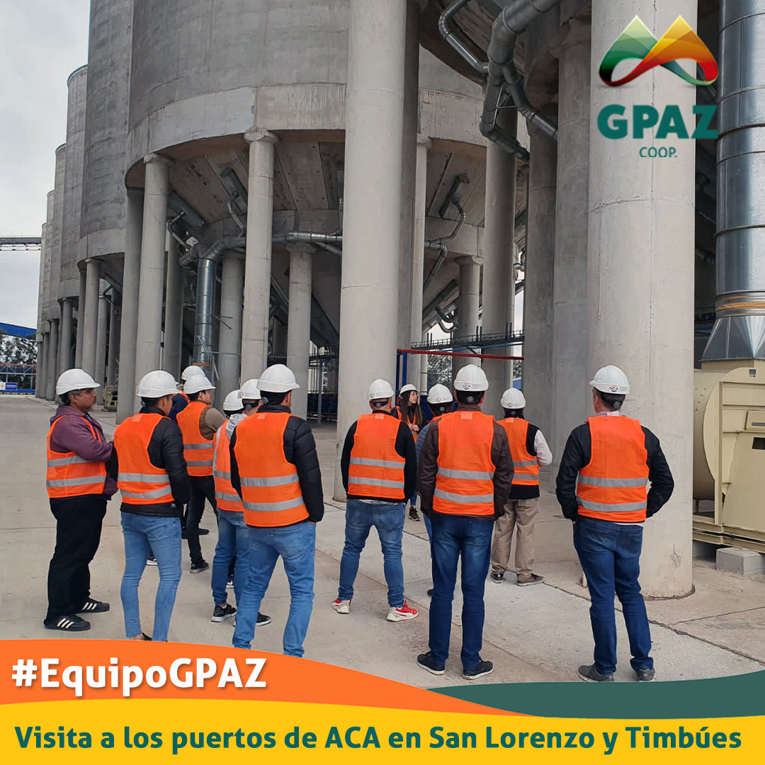 GPAZcoop's tweet photo. Integrantes del #EquipoGPAZ de Marcos Juárez, General Roca, Noetinger e Inriville, visitaron esta mañana los puertos de A.C.A. en San Lorenzo y Timbúes.
Gracias por recibirnos @acacoop 🙌
#MarcosJuárez
#GeneralRocaCBA
#Noetinger
#Inriville https://t.co/eBVcHhAjJd