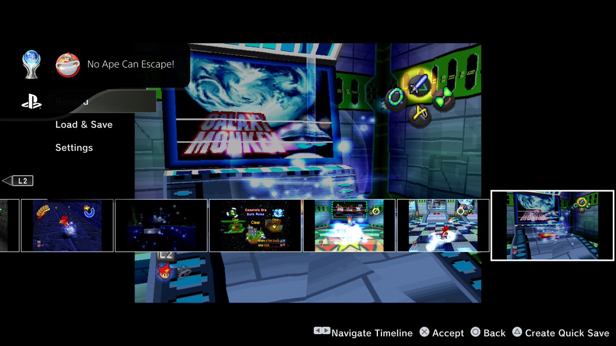 Phoenaxis's tweet photo. APE ESCAPE (1999) PS1 🍪
Ape escape is just the best dude...it has it all, intuitive controls + peak-point gameplay mixed together with a brain melting OST. A true PS1 CLASSIC!
I got the platinum TWICE & i'd do it AGAIN! 🏆🤪
#PS5Share #PS1 #LEGACY #REMAKEPLEASE https://t.co/DH8QHUe3Pj