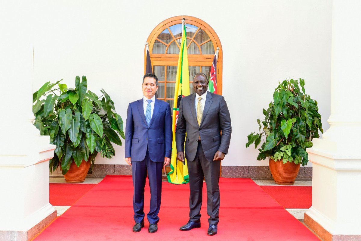 StateHouseKenya's tweet photo. KENYA-CHINA TIES: PRESIDENT RUTO SEEKS BETTER TRADE DEALS.

President @WilliamsRuto has expressed confidence that trade between Kenya and China will increase. https://t.co/wLeYmxvsIu