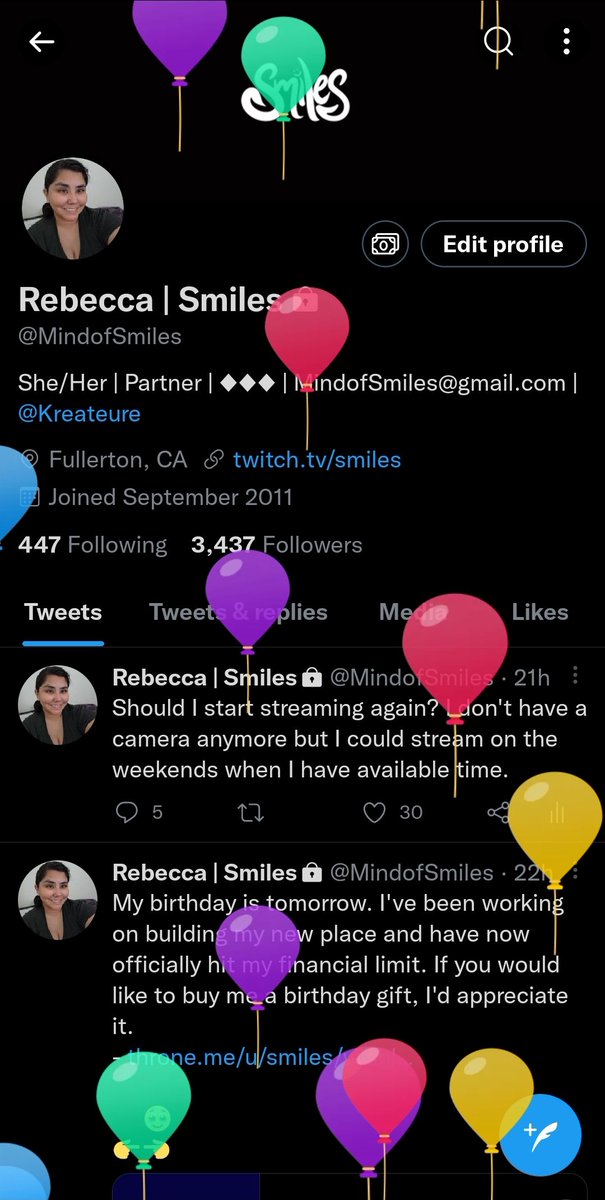 Rebecca tweet media