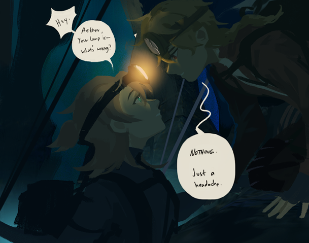 albether au about dangerous (and haunted) cave exploration :') 