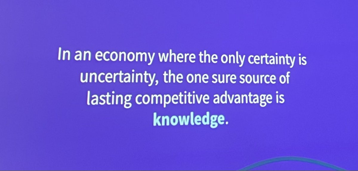 astorrs's tweet photo. Wise words from Ikujiro Nonaka via @jthandy #dbtCoalesce https://t.co/H98IUCwXz2