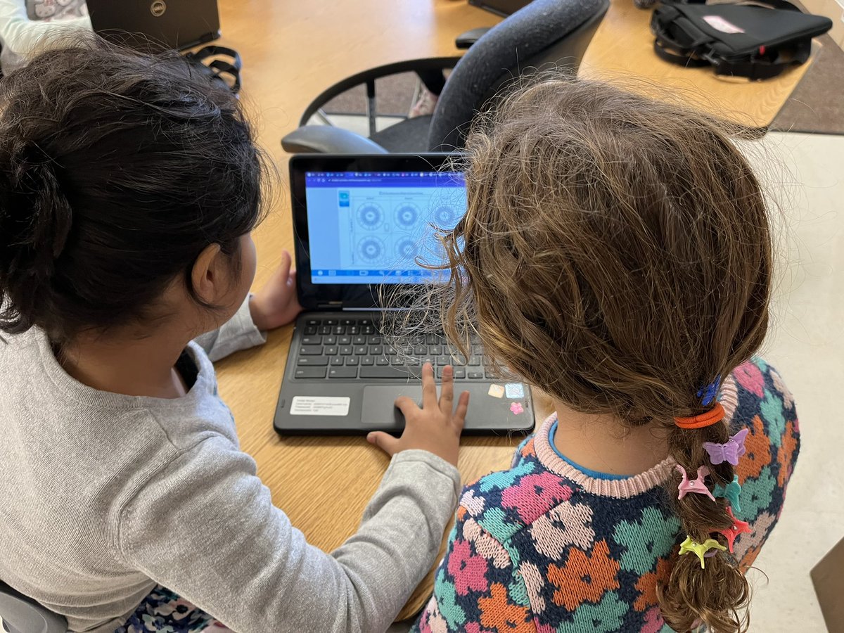 MrsCufaudeAV2's tweet photo. We love our Bridges Workplace games on our Chromebooks! This one is called, The Subtraction Wheel. https://t.co/LgWzthEoeN