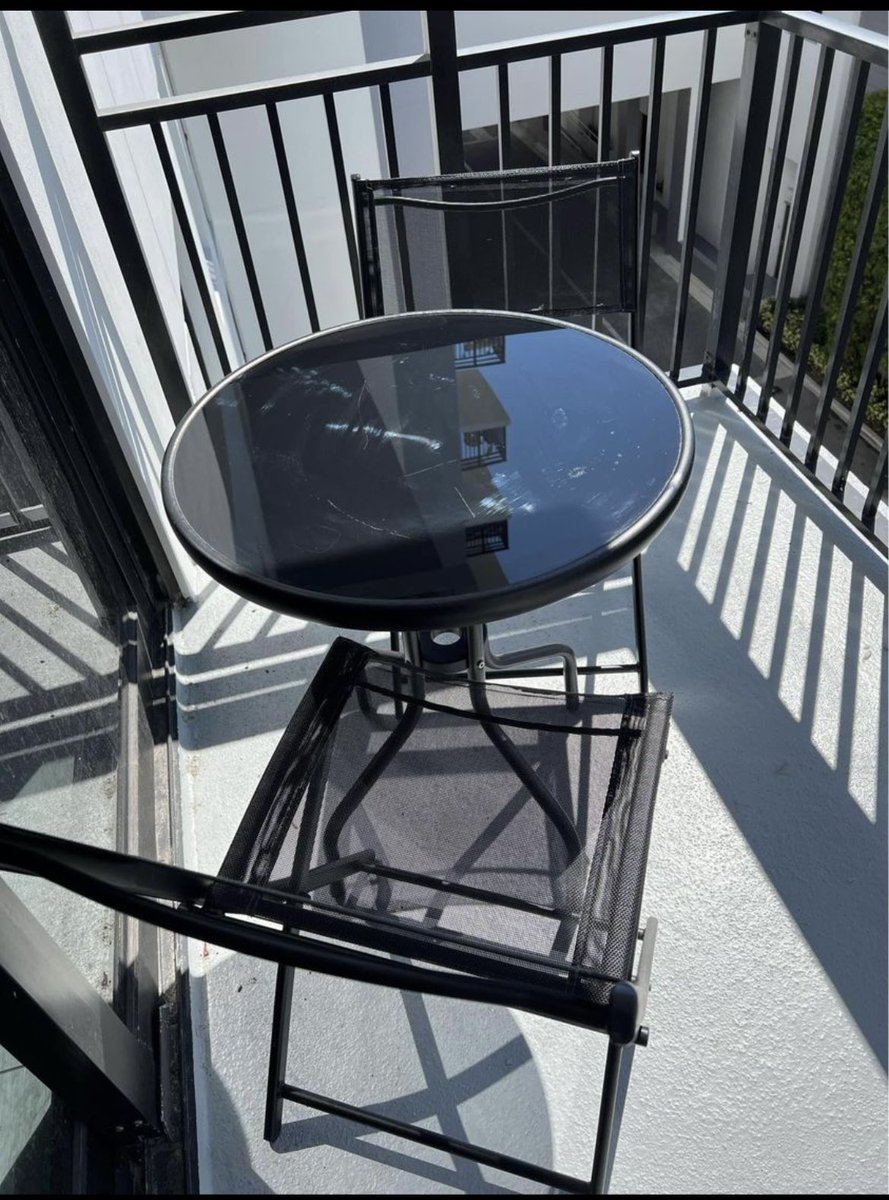 _nebss's tweet photo. For sale, Miami locals only. Patio set $50. Coffee table $30.
#furnitureforsale #coffeetable #patioset https://t.co/0gVV1Xkedt