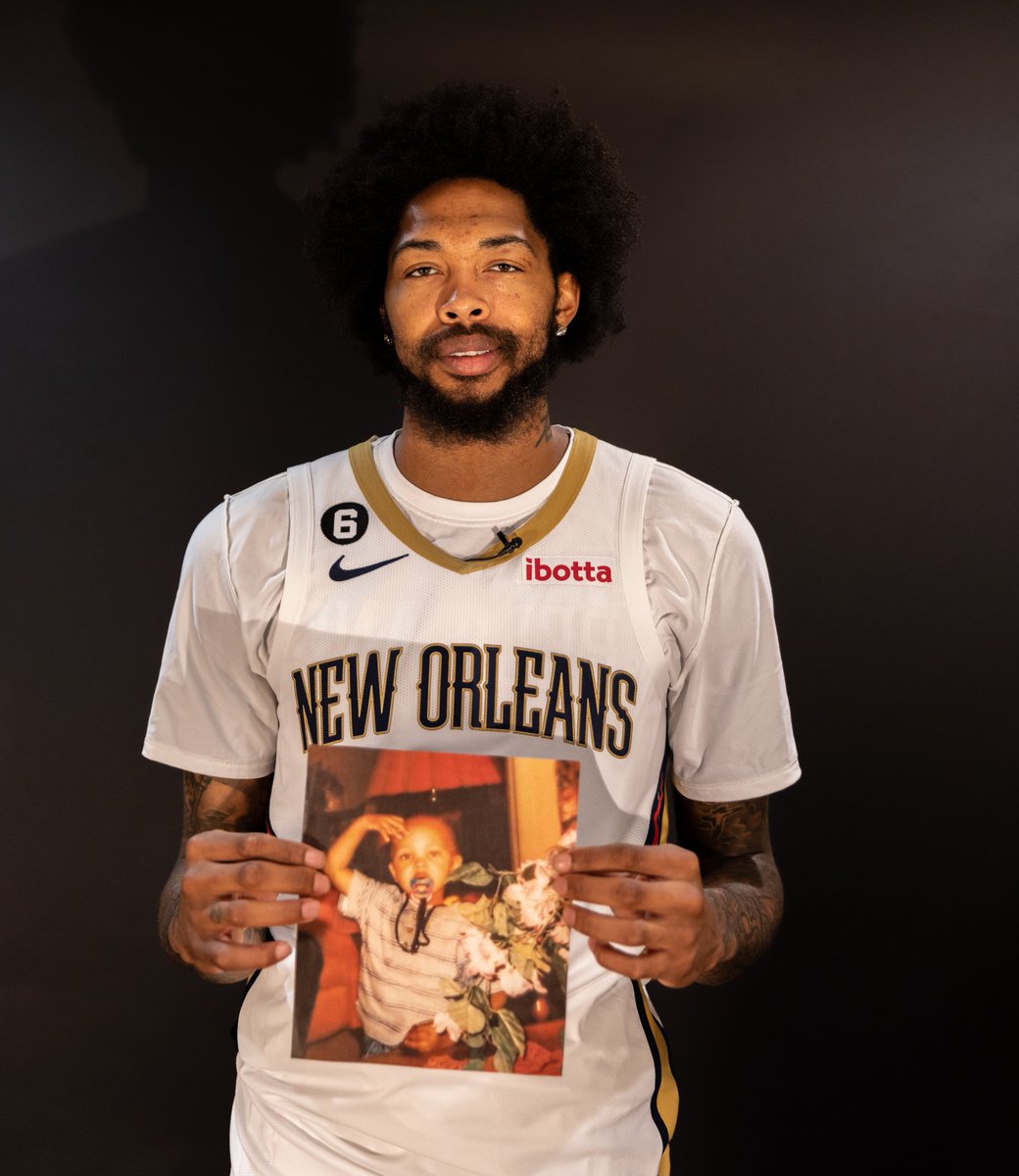 PelicansNBA's tweet photo. Meet some of your 2022-23 New Orleans Pelicans 👶⬇️

Brandon Ingram #14
Kinston, NC https://t.co/kMvgeP2vjZ